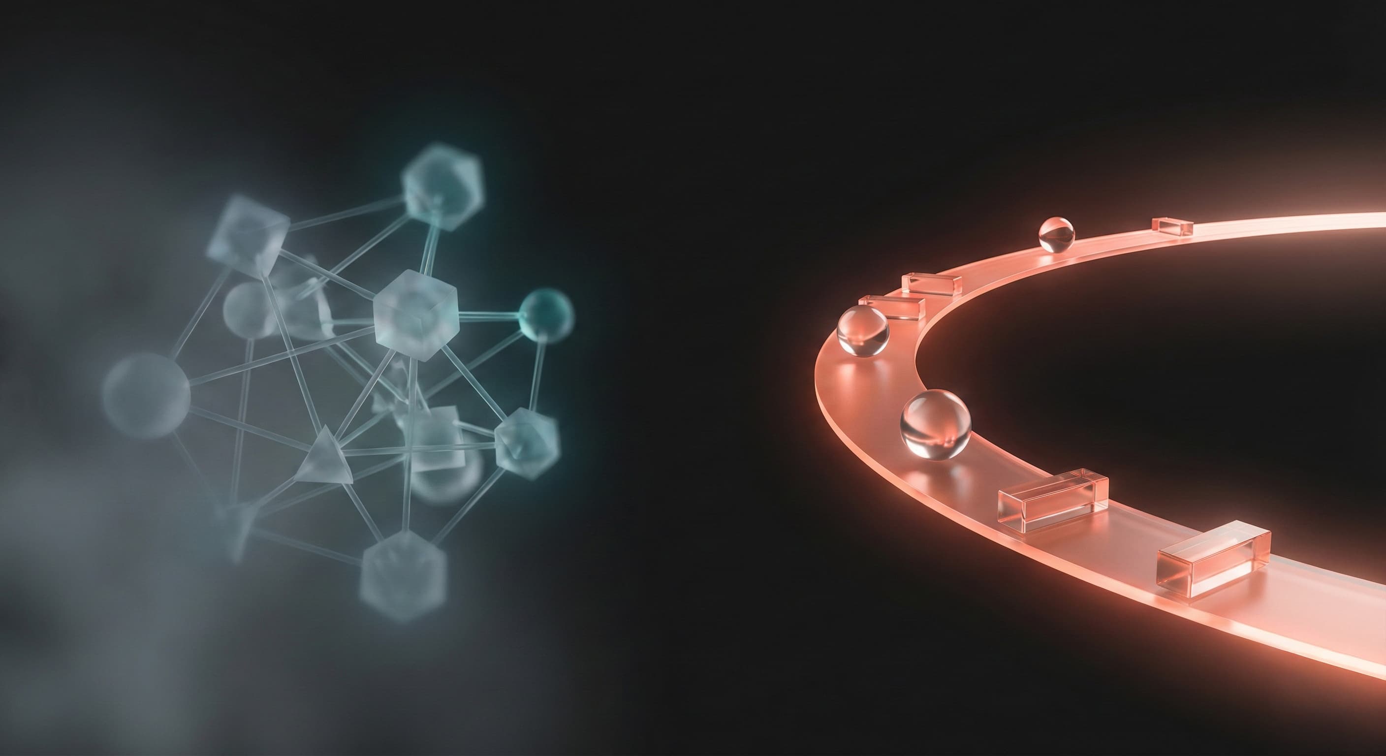 A side-by-side comparison of a cluttered to-do list versus a clean, deterministic roadmap.