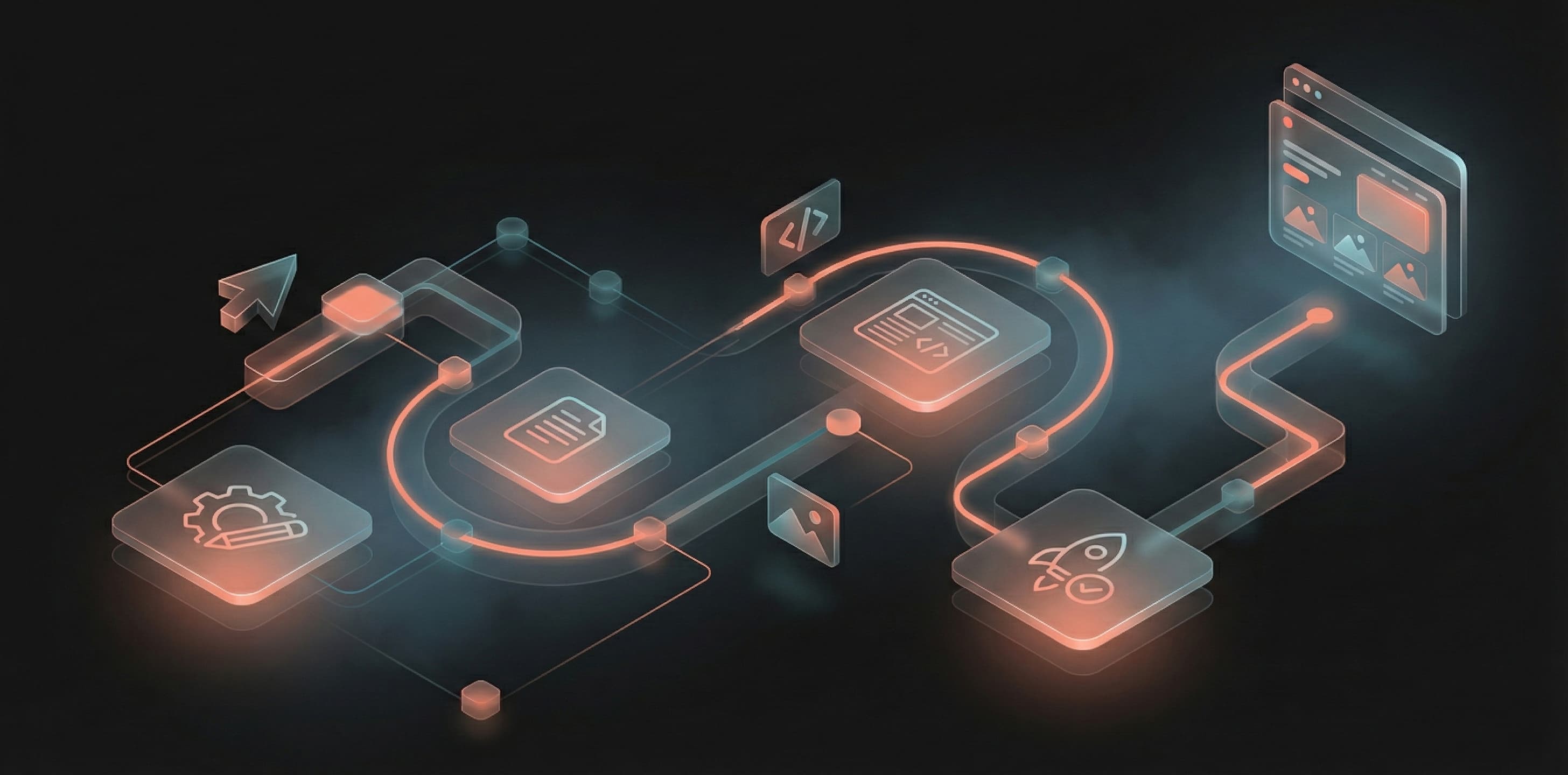 A 30-day portfolio website plan on a desk calendar with daily build tasks, content drafts, and launch checkpoints.