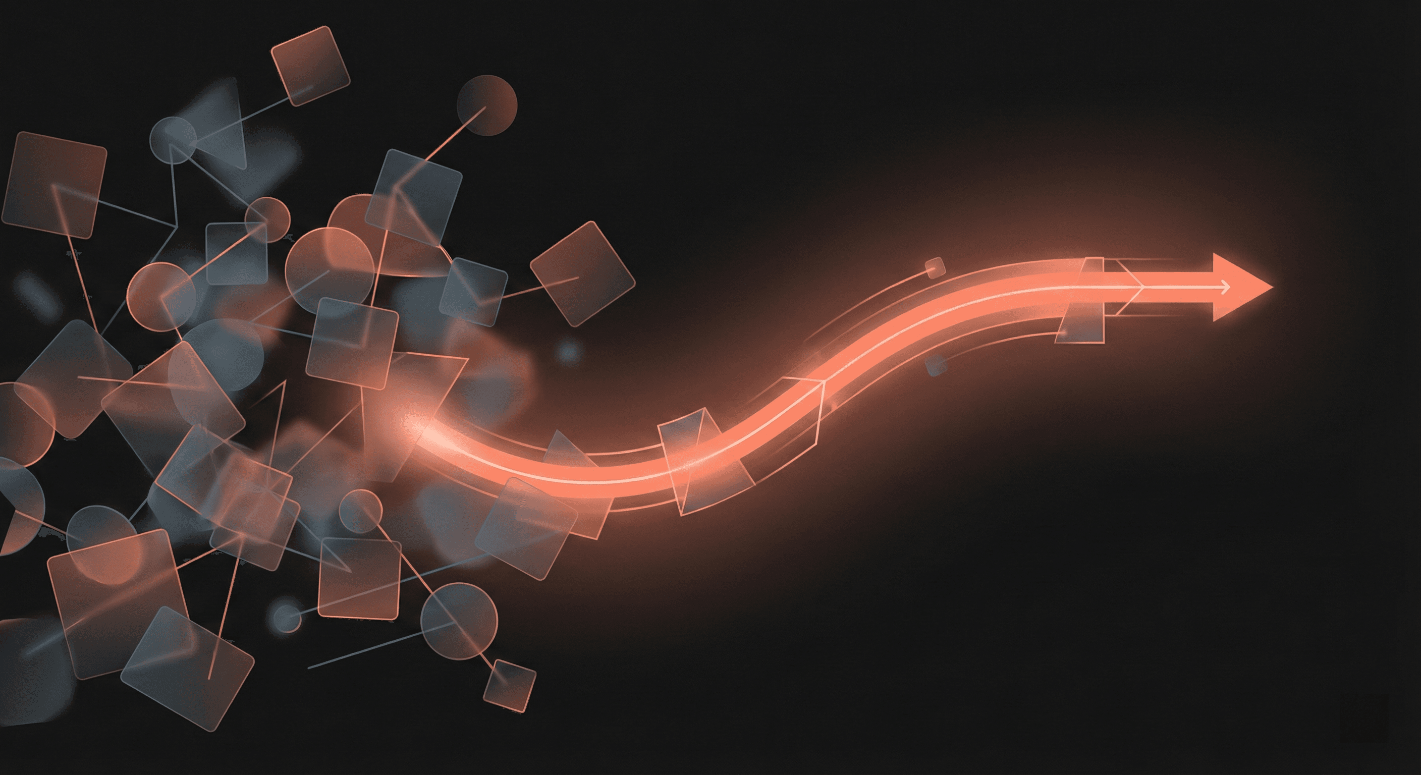 A comparison between a cluttered digital library of notes and a single, sharp pencil drawing a clear line of progress on a roadmap.